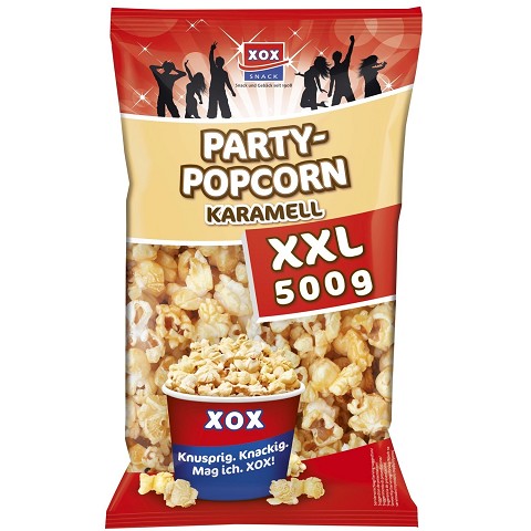 XOX Party Popcorn Karamel XXL 500G