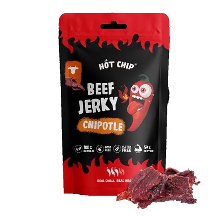 Hot Chip Beef Jerky Chipotle 25g
