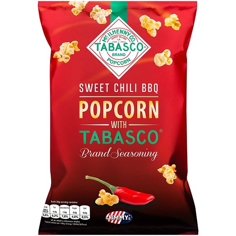 Sweet Chili Bbq Popcorn With Tabasco
