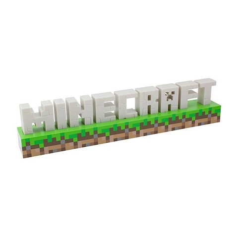 Minecraft Logo Light - Lampada