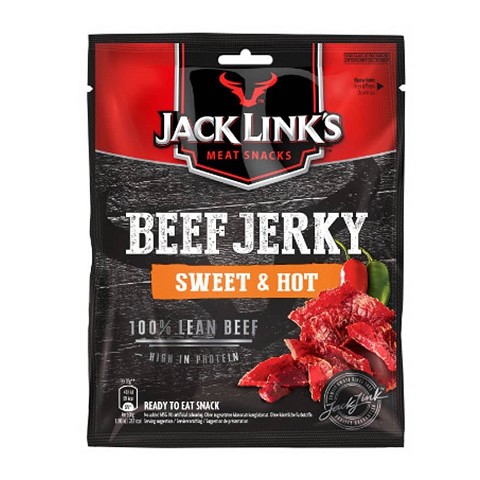 JACK LINK’S BEEF JERKY SWEET&HOT - 70G
