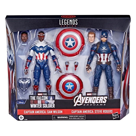 Marvel Legends Series - Captain America - Sam Wilson - Steve Rogers