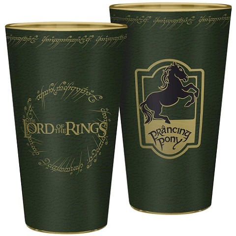 Bicchiere Di Vetro Lord Of The Rings Prancing Pony