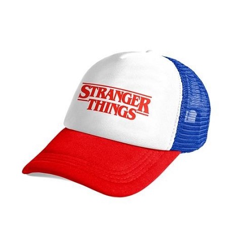 Cappello Stranger Things Logo Rosso Blu