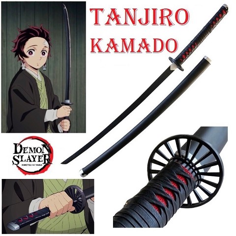 Katana Demon Slayer Tanjiro Kamado Nera