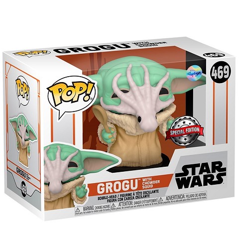 Figure POP! Star Wars Grogu with Chowder Squid Special Edition
