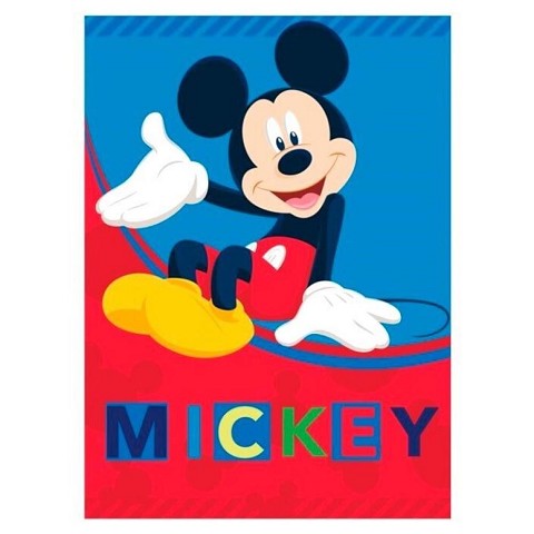 Coperta In Pile Mickey Mouse Topolino Plaid