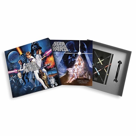 Collector’s Gift Set Calendario 2023, Diario A5 & Penna Star Wars