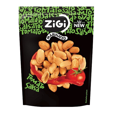 Zigi Marinated Peanuts Tomato Salsa