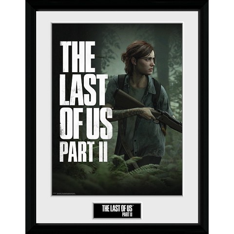 The Last Of Us Framed Print Ellie Quadro