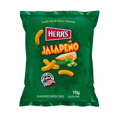 Herr’s Jalapeno Flavoured Cheese Curls