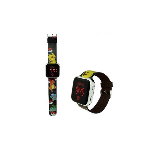 Orologio da Polso Digitale Pokemon Nero Led Watch