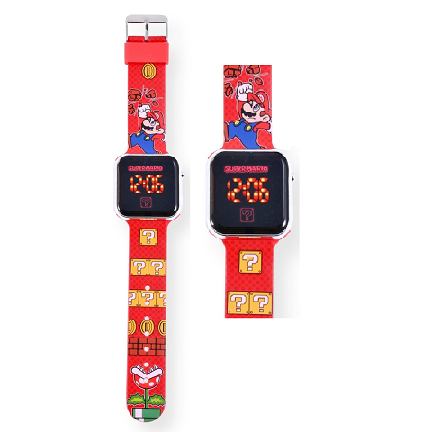 Orologio Da Polso Digitale Super Mario Led Watch