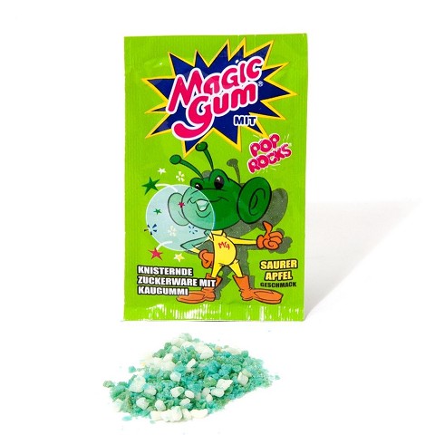 Magic Gum Pop Rocks Mela Verde