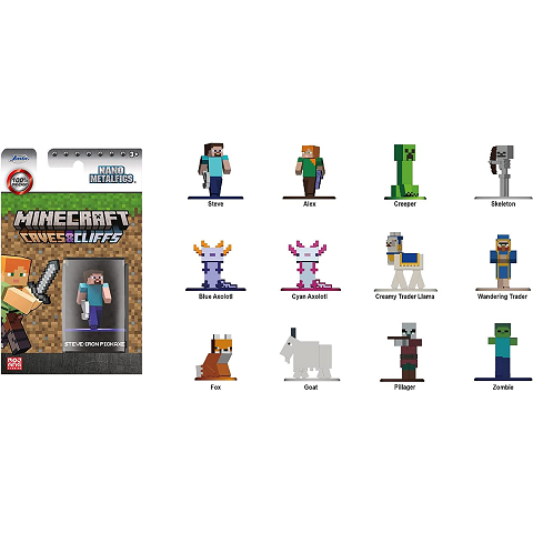 JADA Minecraft Personaggi Assortimento 4cm 1 pz