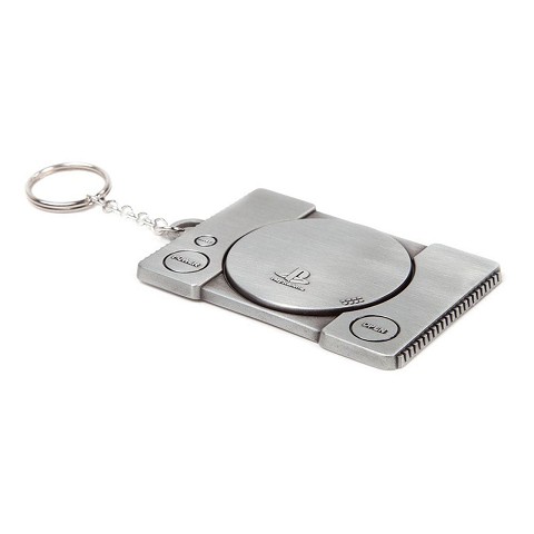 Keychain - Playstation One Console Metal Portachiavi