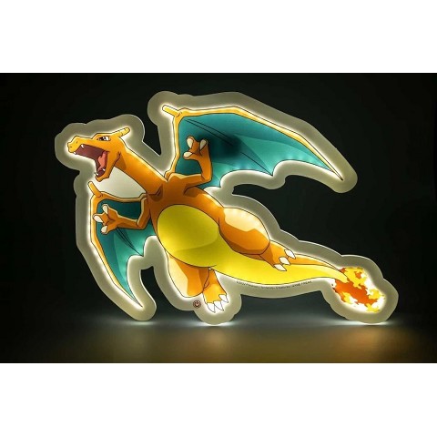 Lampada Da Muro Pokemon Charizard Neon