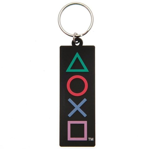 Portachiavi Playstation Tasti Logo Keychain