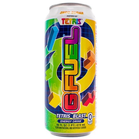 Gfuel Energy Drink Tetris Blast Zero Sugar