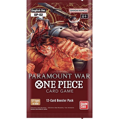 One Piece Card Paramount War OP-02 ENG 1 Busta