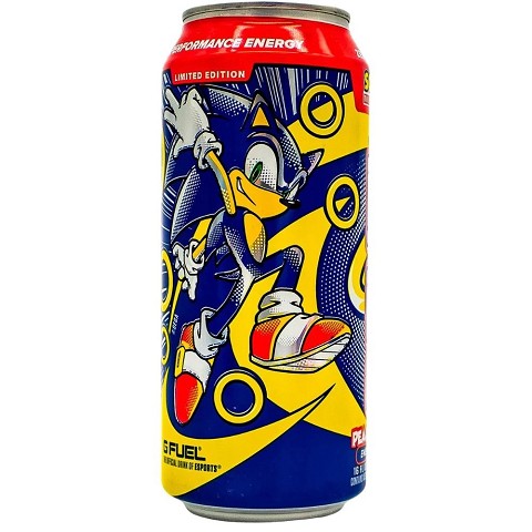 G-Fuel Sonic The Hedgehog Peach Rings Zero Sugar