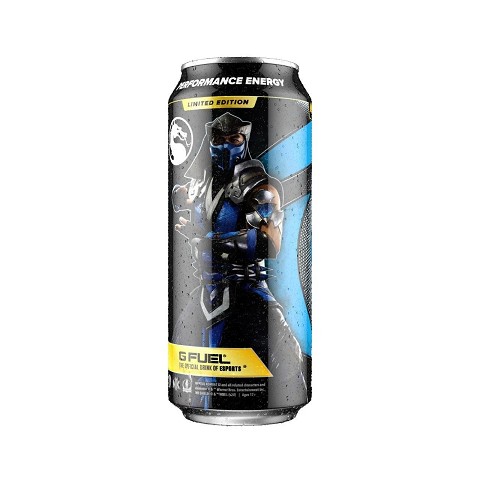G-Fuel Energy Drink Ice Shatter Mortal Kombat 11 Zero Sugar