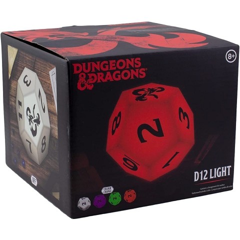 Lampada Dungeons e Dragons Dado 12