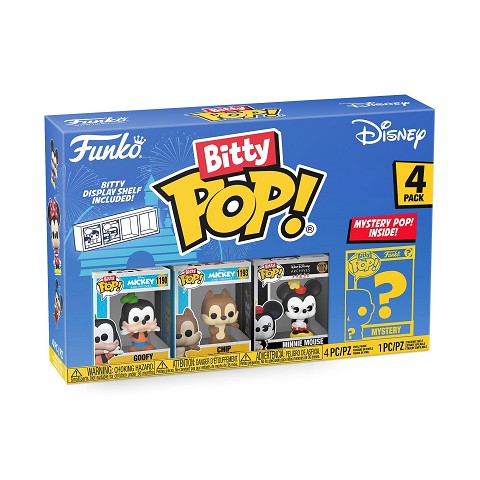 FUNKO BITTY POP 4 Pack Disney Goofy-Chip-Minnie Mouse-?