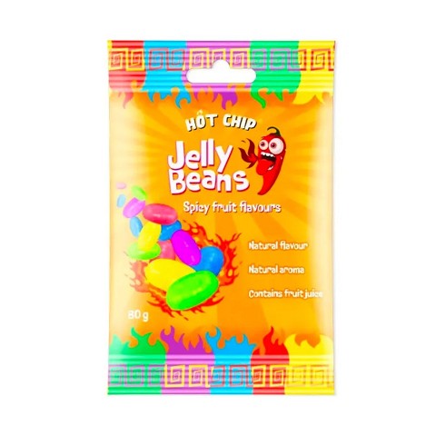 Hot Chip Jelly Beans Spicy Fruit Flavours