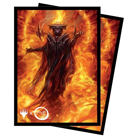 Ultra Pro Matte Sleeves Lord Of The Rings Sauron 100 pz