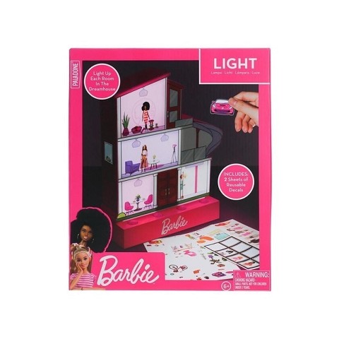 Paladone Lampada Barbie Casa dei Sogni con Adesivi Light