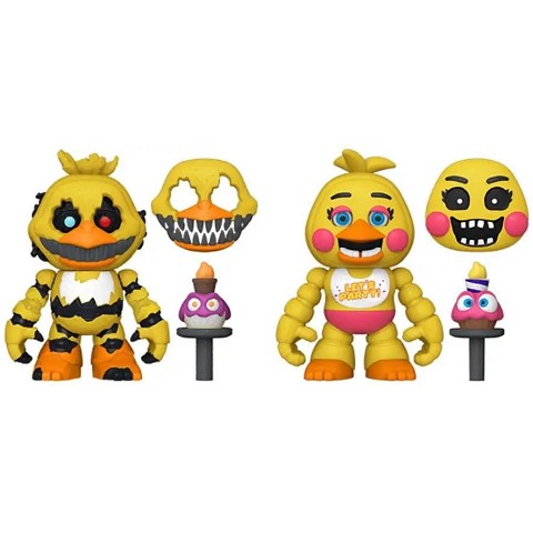Five Nights At Freddy Snaps Toy Chica & Nightmare Chica