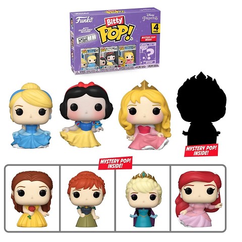 FUNKO BITTY POP 4 Pack Disney Princess Cinderella-Snow White-Aurora-?