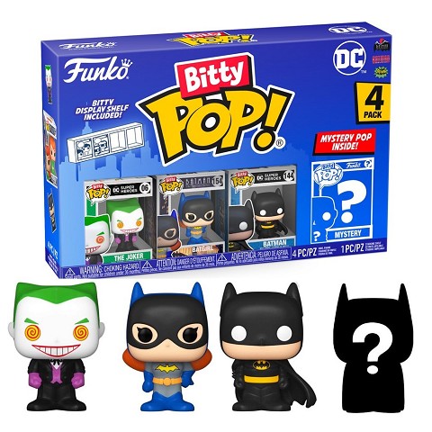 FUNKO BITTY POP 4 Pack DC The Joker, Batgirl, Batman, ?