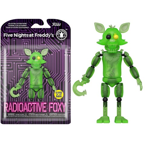 FUNKO FIGURE FNAF S7 Radioactive Foxy GLOW