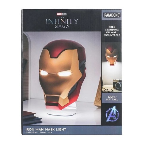 Paladone Lampada Marvel Avengers Iron Man Mask Light