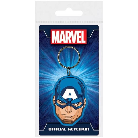 Portachiavi Marvel Captain America Head
