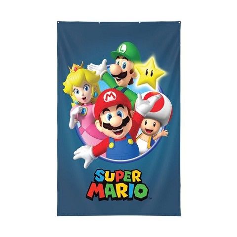 Wall Decor Super Mario Personaggi 125x85cm