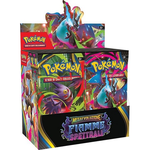 Pokemon ITA Megaevoluzione Fiamme Spettrali Box 36 Buste