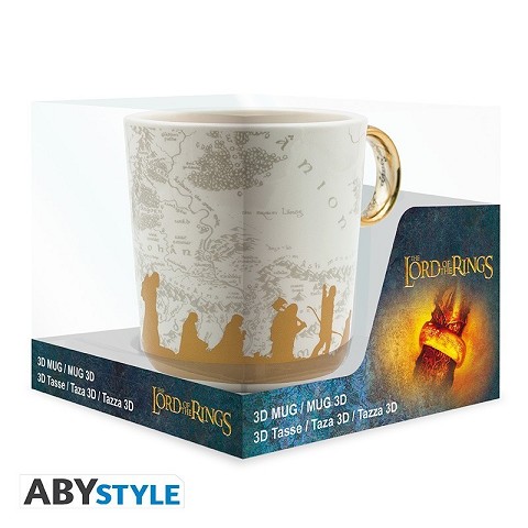 Tazza 3D Il Signore degli Anelli Fellowship of the Ring