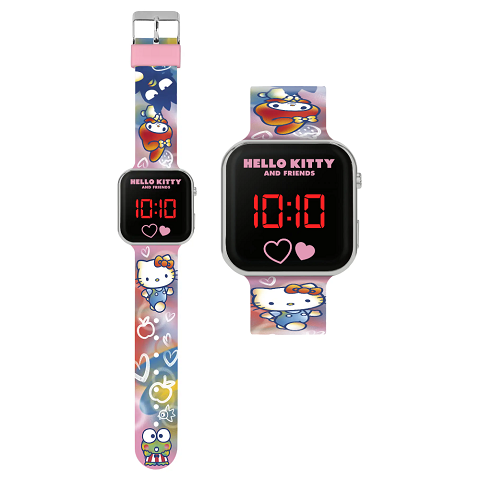 Orologio da Polso Digitale LED Hello Kitty e Friends