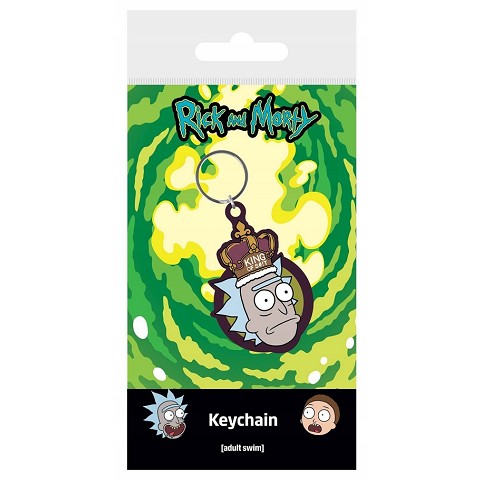 Portachiavi Rick and Morty Rick Sanchez King of S**T