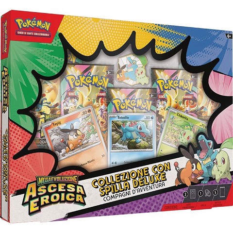 Pokemon ITA MEGAEVO Ascesa Eroica Collezione Spilla Deluxe