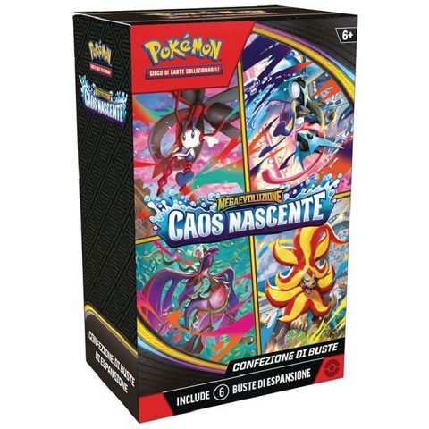 Pokemon ITA MEGAEVO Caos Nascente Bundle 6 Buste