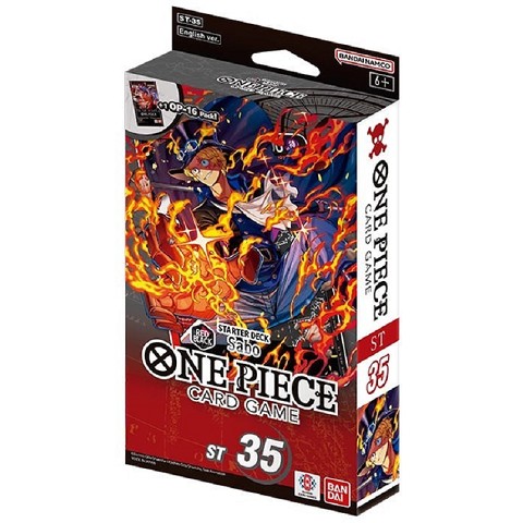 One Piece ENG Starter Deck Red/Black Sabo ST-35 1 Mazzo
