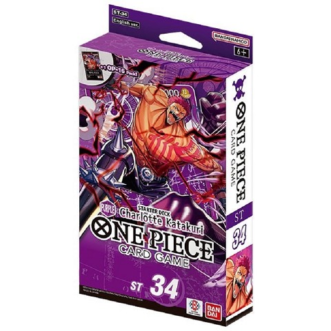 One Piece ENG Starter Deck Purple Katakuri ST-34 1 Mazzo