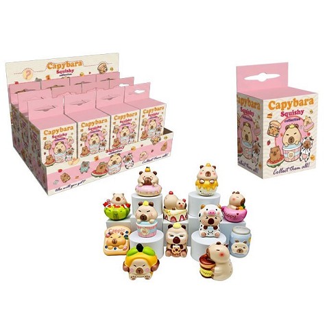 Squishy Capibara 12cm 1pz Assortimento