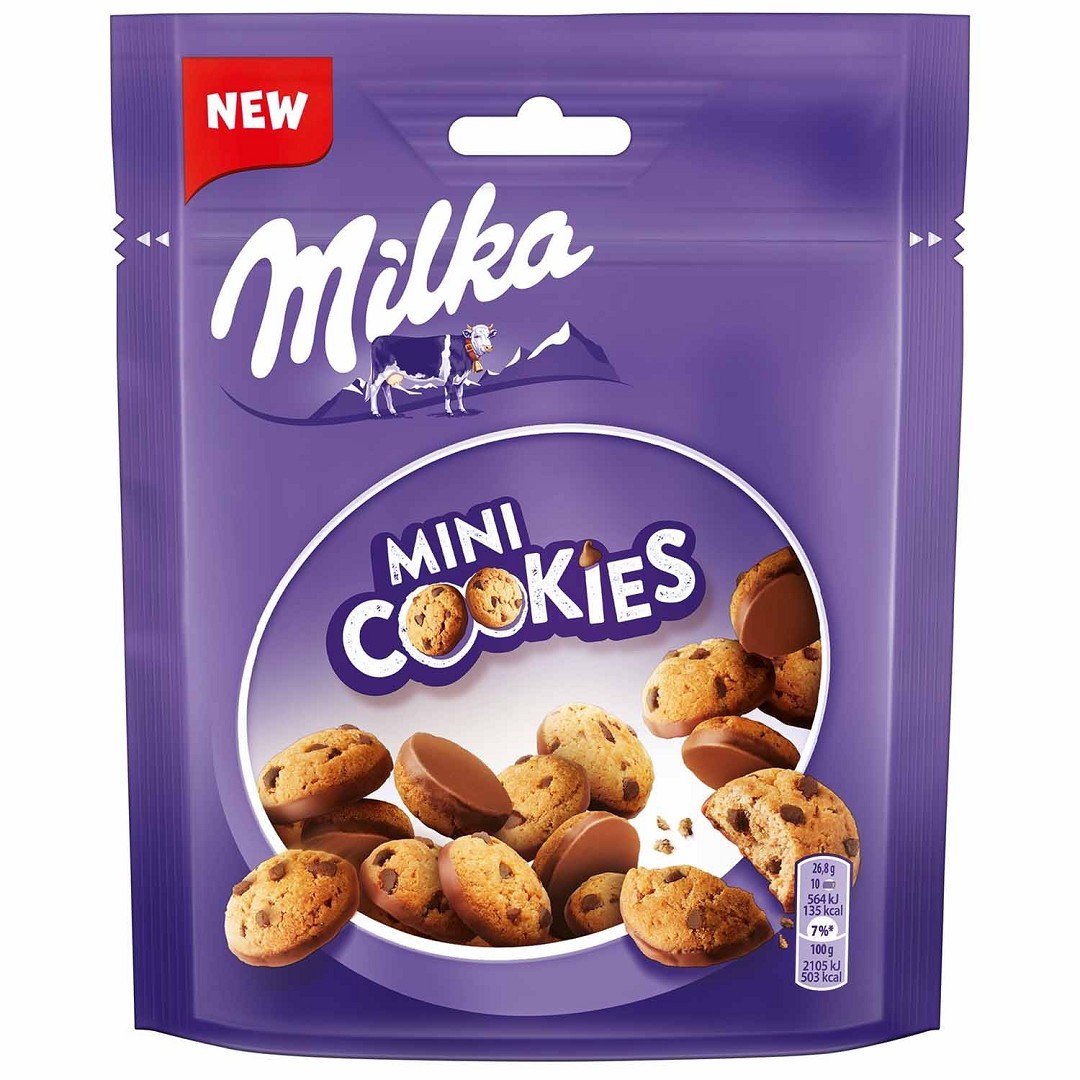 Milka Mini Cookies Milka, Box American Food, Negozio Snack Americani  Pontedera, Dolci Americani Confezionati