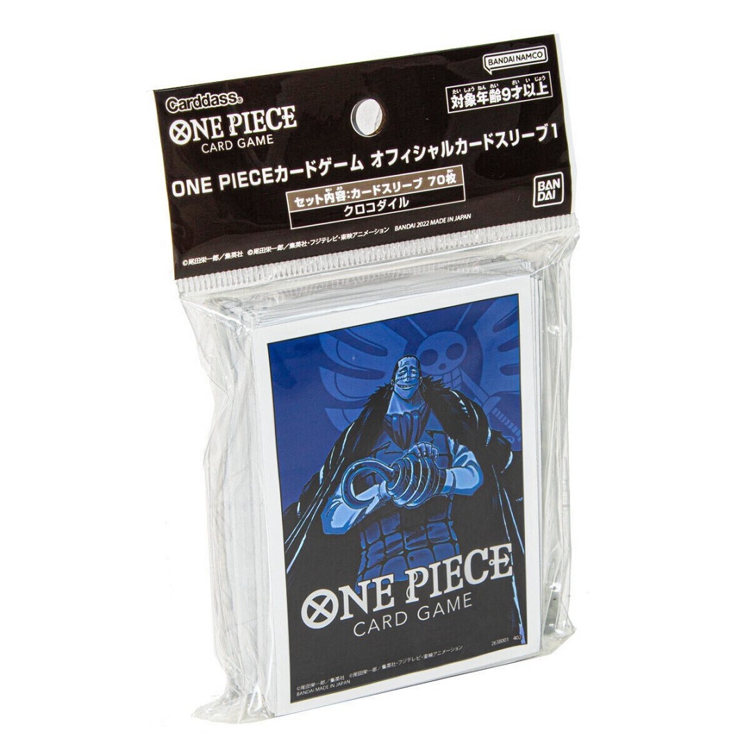 One Piece Card Bustine Protettive 1 Crocodile 70pz Bandai