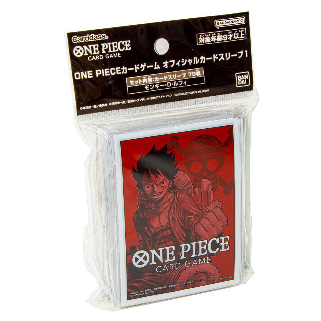 One Piece Card Bustine Protettive 1 Monkey D.Luffy 70pz Bandai